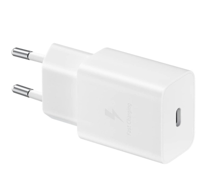 Ładowarka i akumulator SAMSUNG Ladowarka sieciowa 1xUSB-C 15W EP-T1510 z kablem USB-C USB-C biala